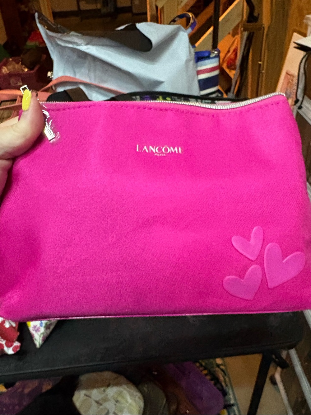 Stuffed Lancôme Pouch